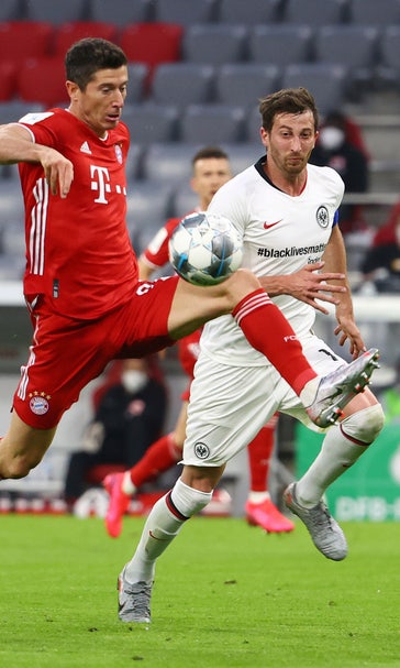 Bayern beats Frankfurt in cup semi, still targeting double
